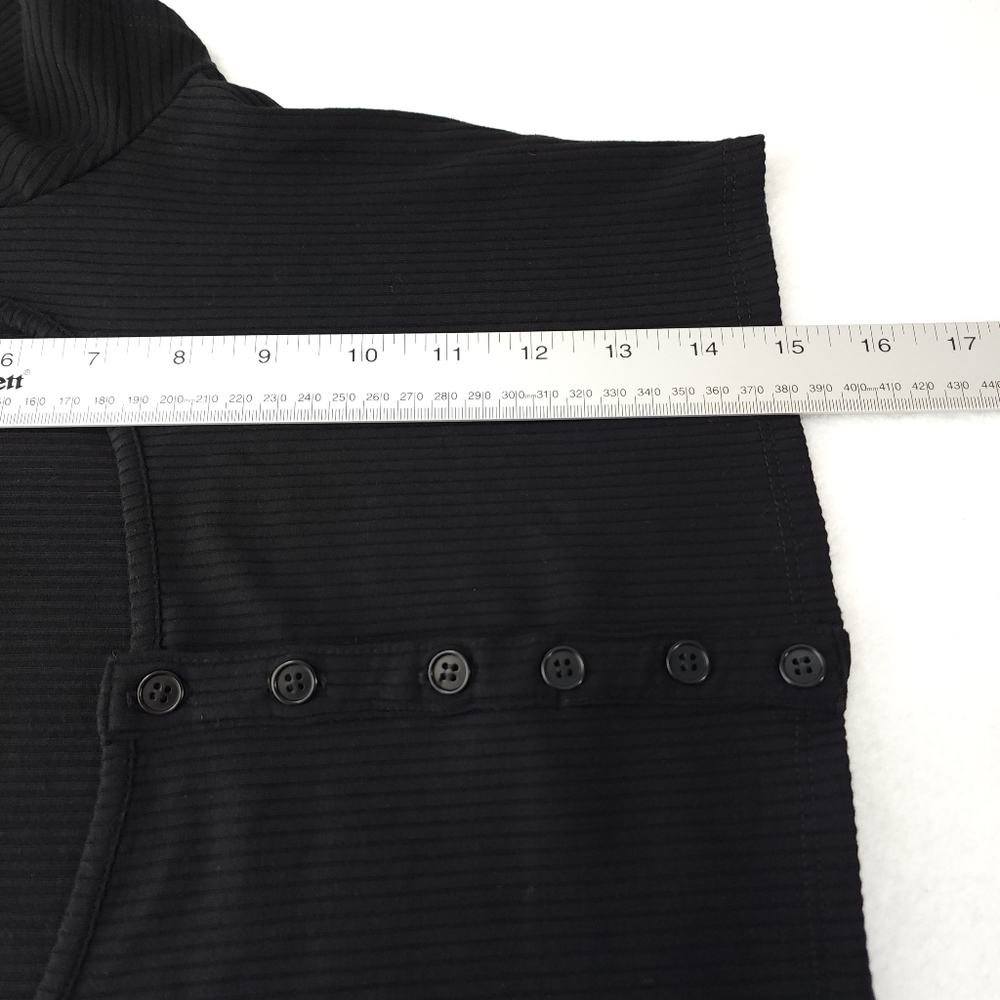 Reformation Black Ribbed Crop Top - Picture 8 of 8